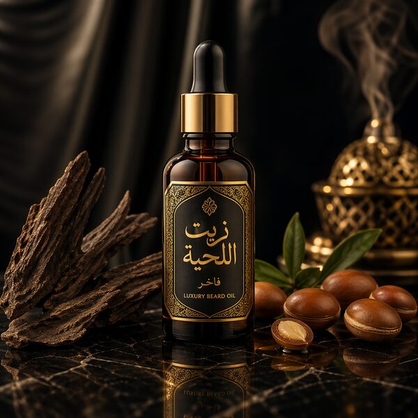 زيت اللحية بالعود والأرغان